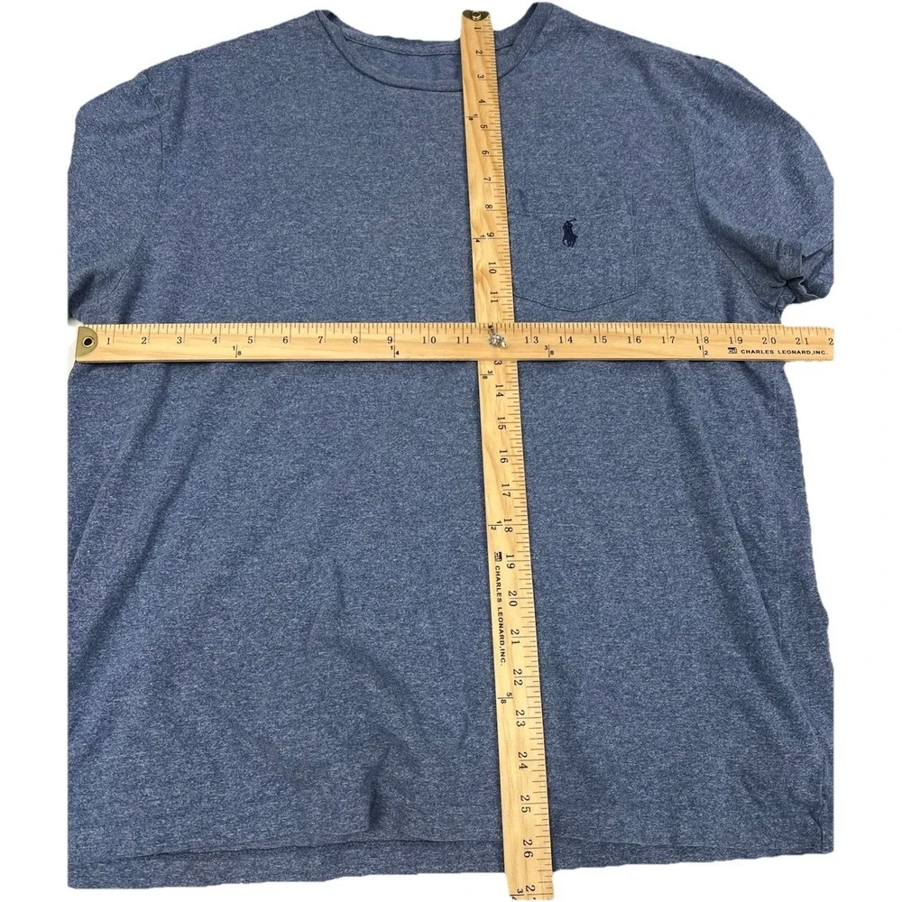 Polo Ralph Lauren Shirt Sz L Men Short Sleeve Blue Pullover Tee Shirt‎ Casual